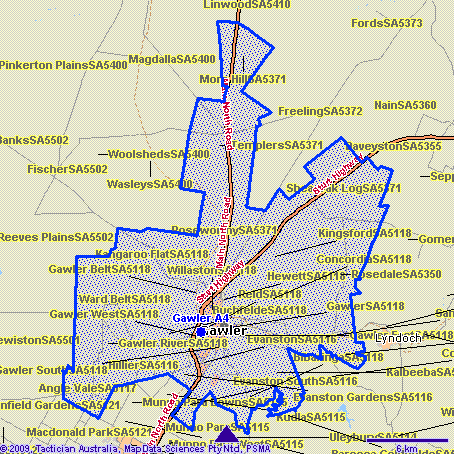 Gawler A4 Map